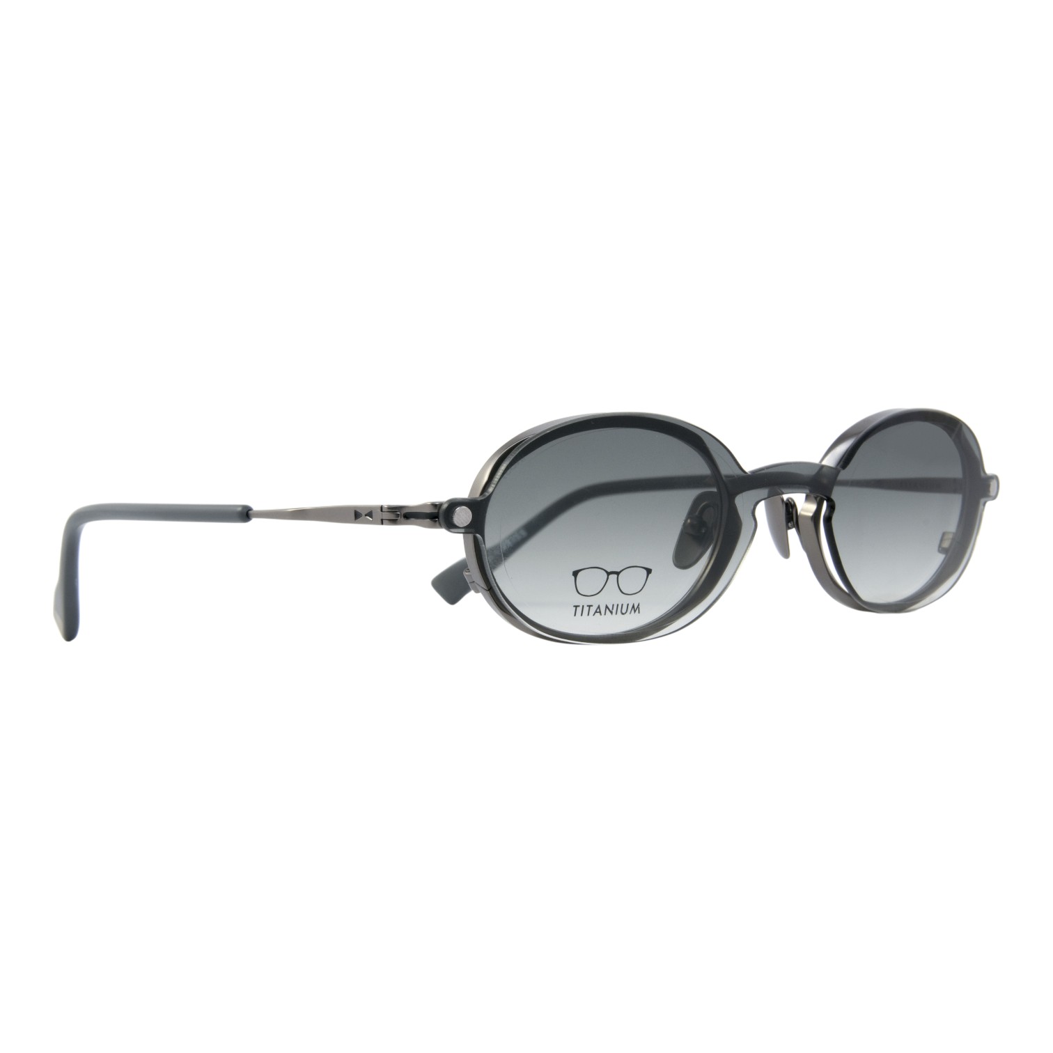 Snob Milano Indy Füme Titanyum Unisex Optik / Güneş Gözlüğü - Görsel 3