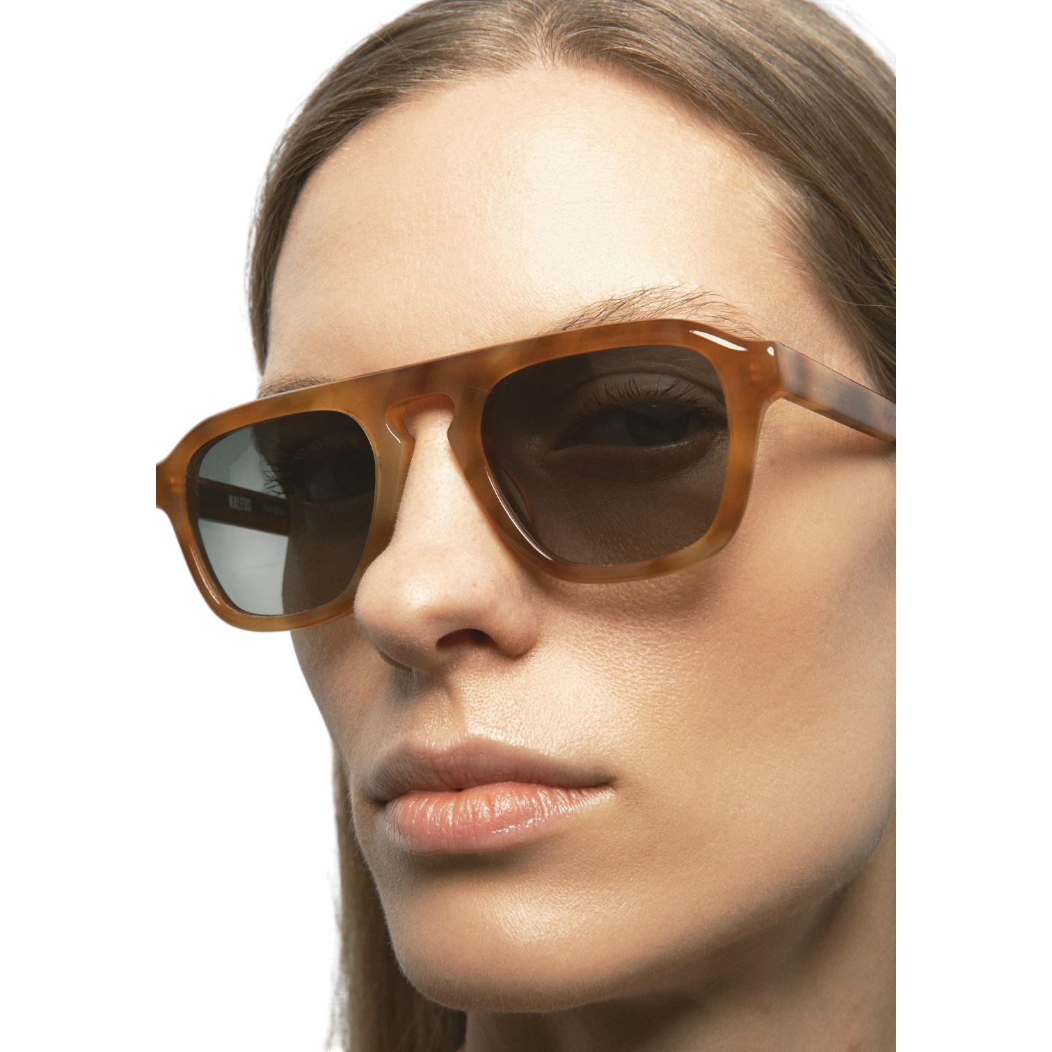 Kaleos Crowne Bal Rengi Unisex Güneş Gözlüğü - Görsel 3