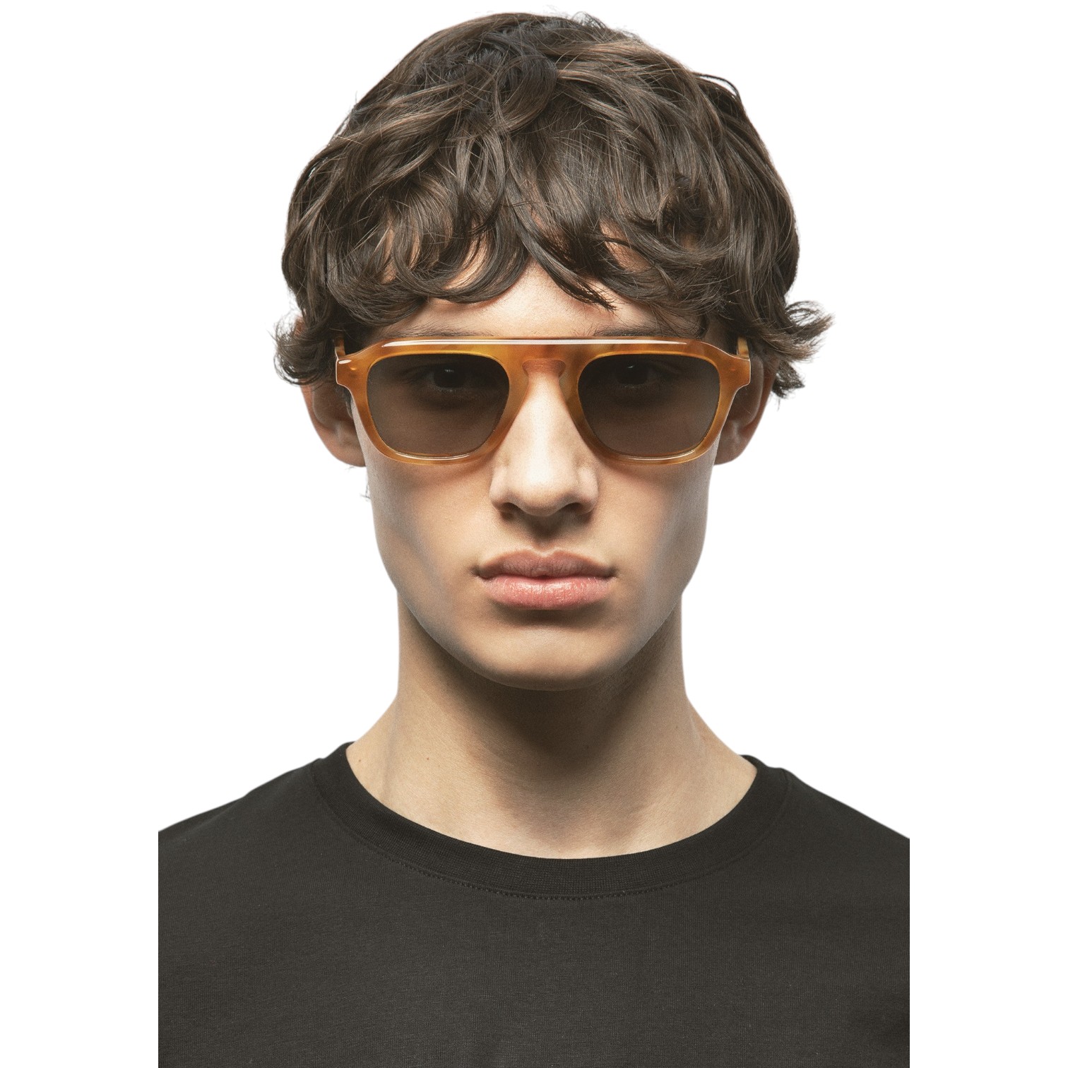 Kaleos Crowne Bal Rengi Unisex Güneş Gözlüğü - Görsel 2