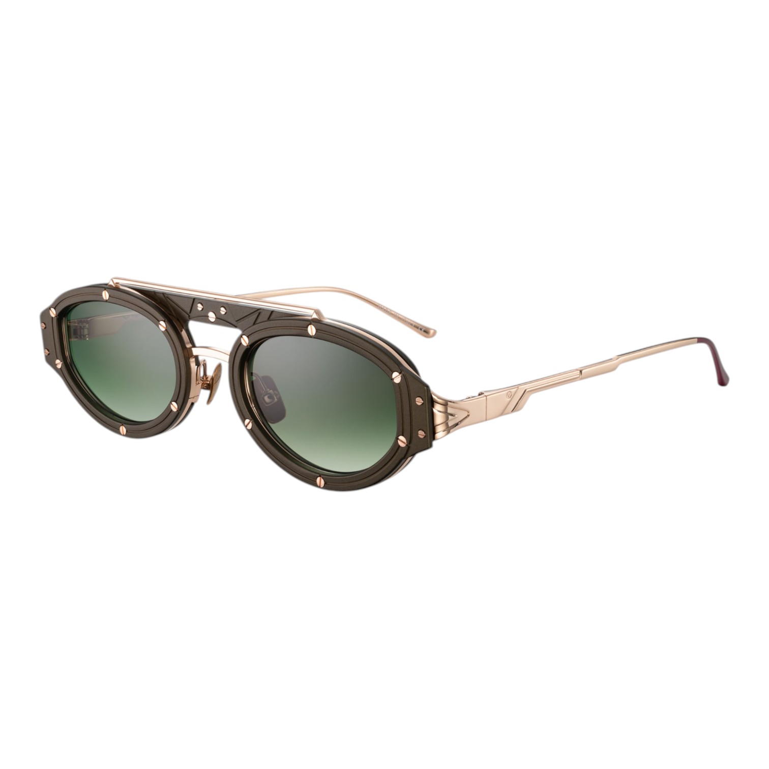 Vysen The Vita Rose Gold Haki Titanyum Unisex Güneş Gözlüğü - Görsel 2