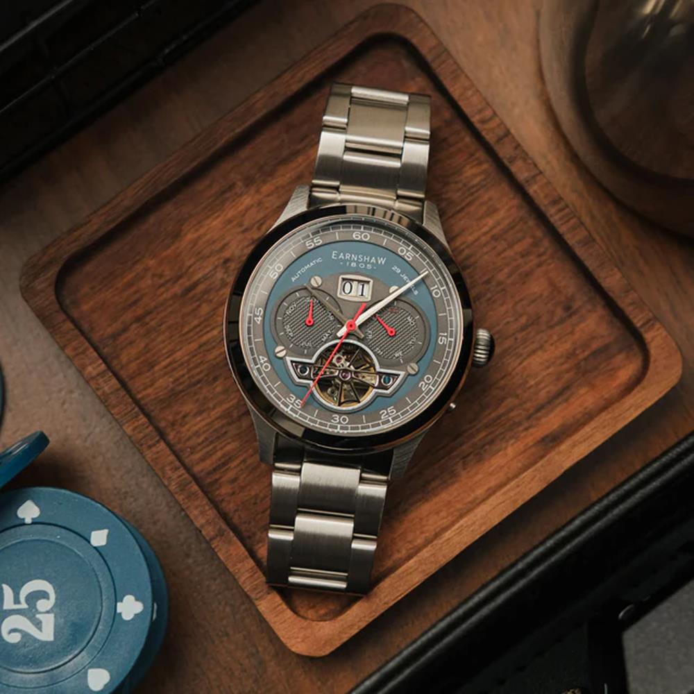 EARNSHAW ES-8187-44 Erkek Kol Saati - Görsel 5