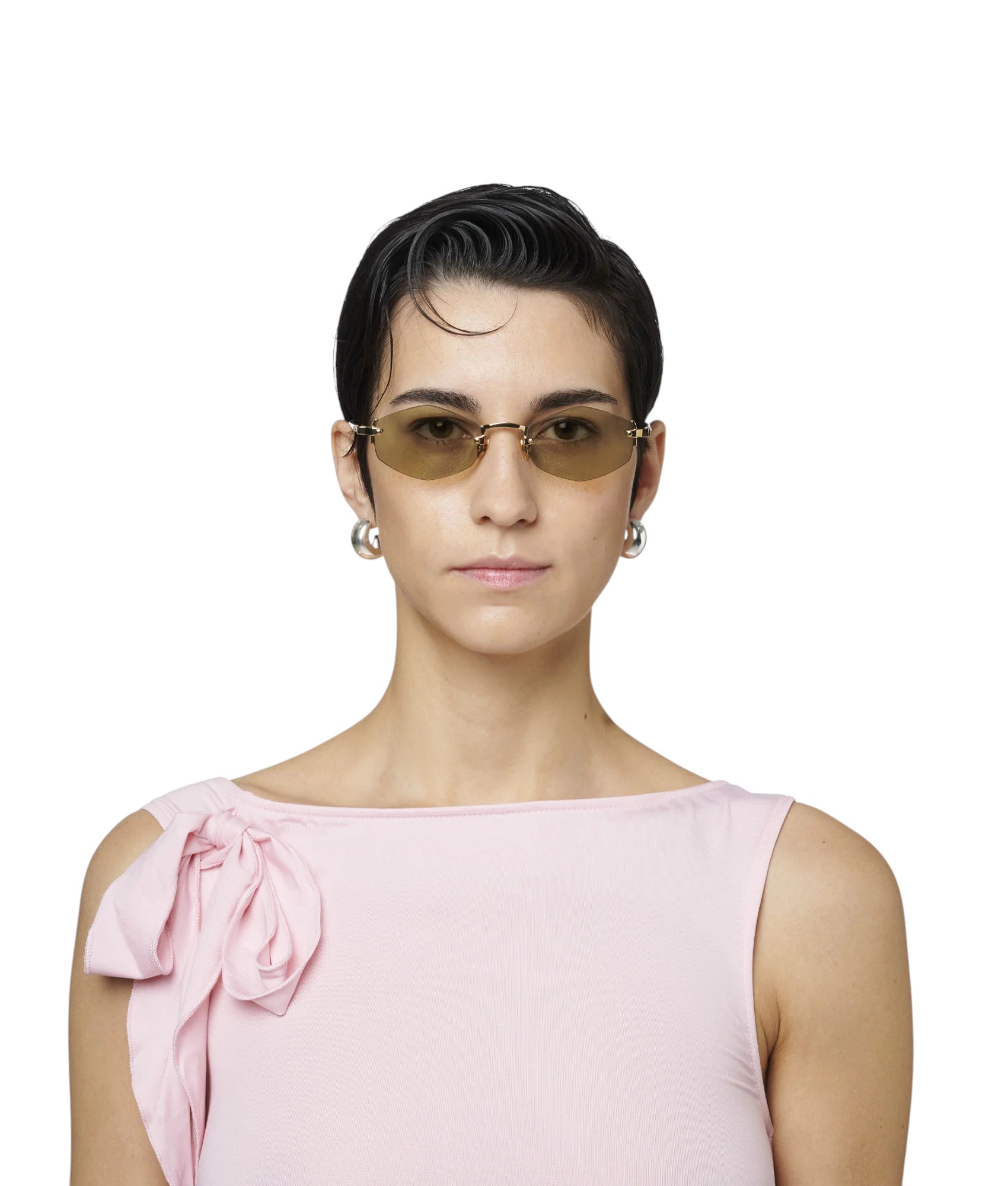 Gast Lunar Altın Olive Kadın Güneş Gözlüğü - Görsel 4