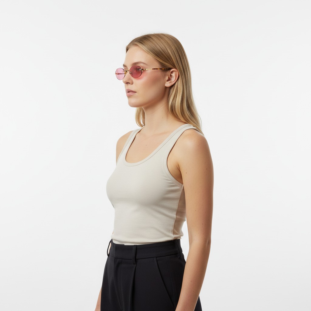 Gast Quantum Altın Pembe Unisex Güneş Gözlüğü - Görsel 4