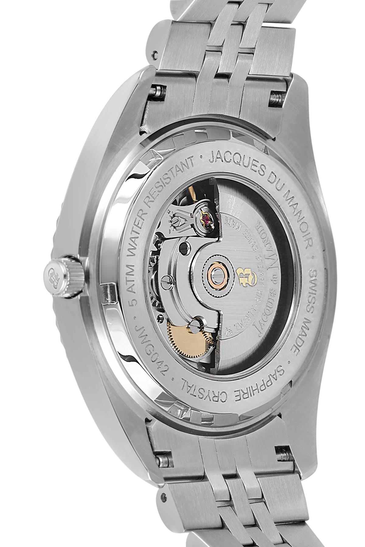 INSPIRATION JWG04201 (Sellita SW200-1, 26 Jewels Otomatik Mekanizmalı, Swiss Made) Erkek Kol Saati - Görsel 3