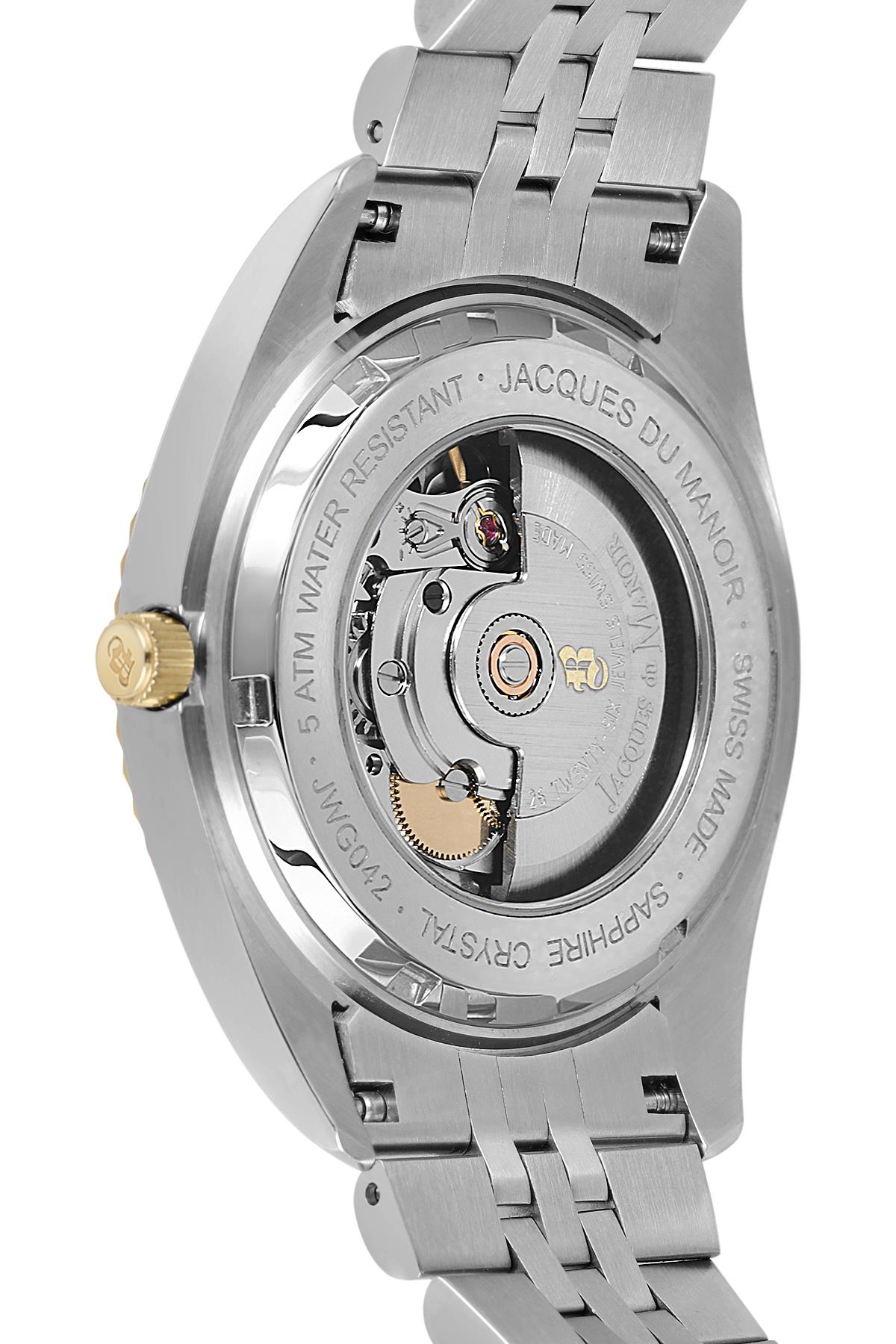 INSPIRATION JWG04208 (Sellita SW200-1, 26 Jewels Otomatik Mekanizmalı, Swiss Made) Erkek Kol Saati - Görsel 3