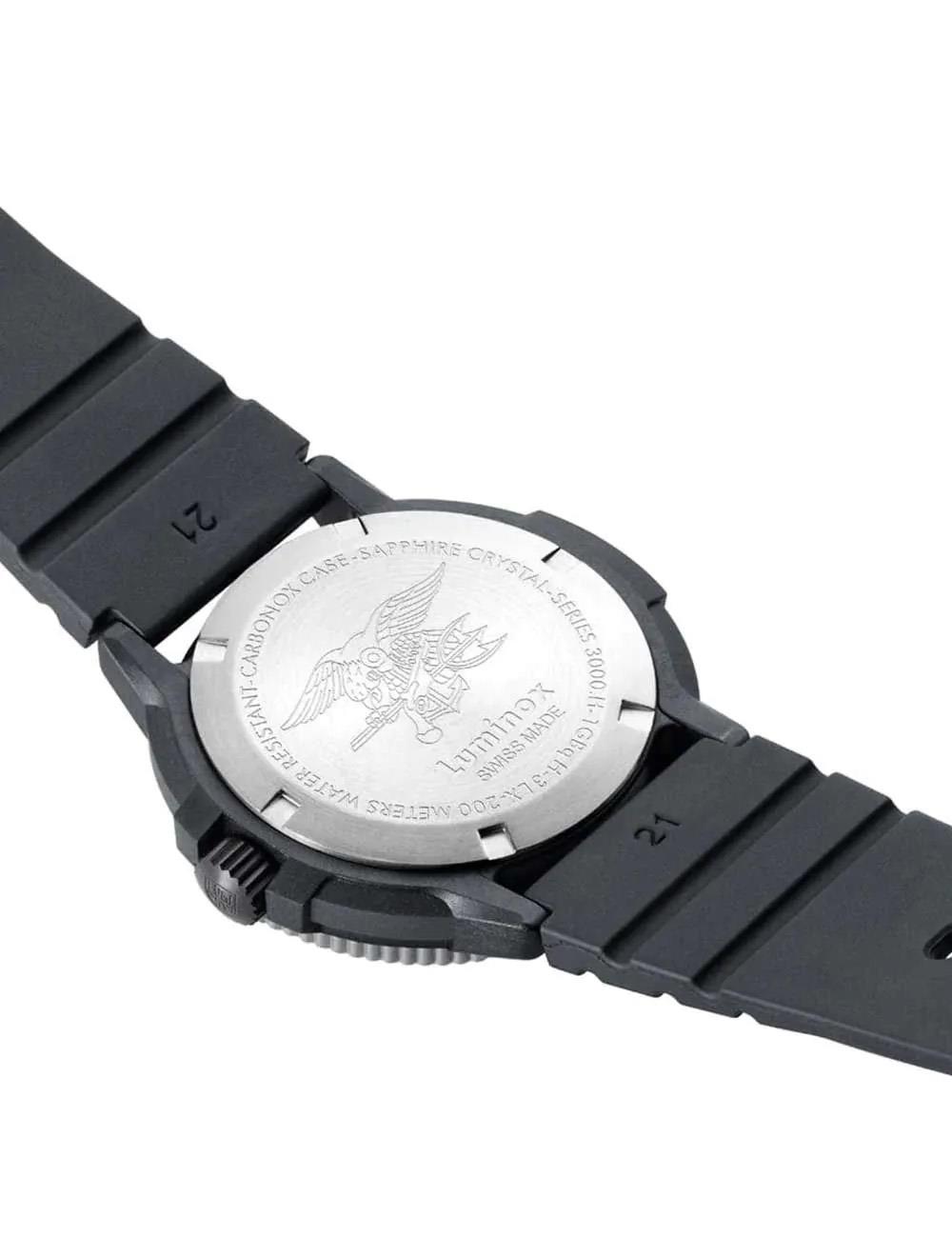 LUMINOX XS.3001.H NAVY SEAL ORIGINAL 3001 Serisi (İsviçre Üretimi ETA F06.412 Mekanizmalı) Erkek Kol Saati - Görsel 4