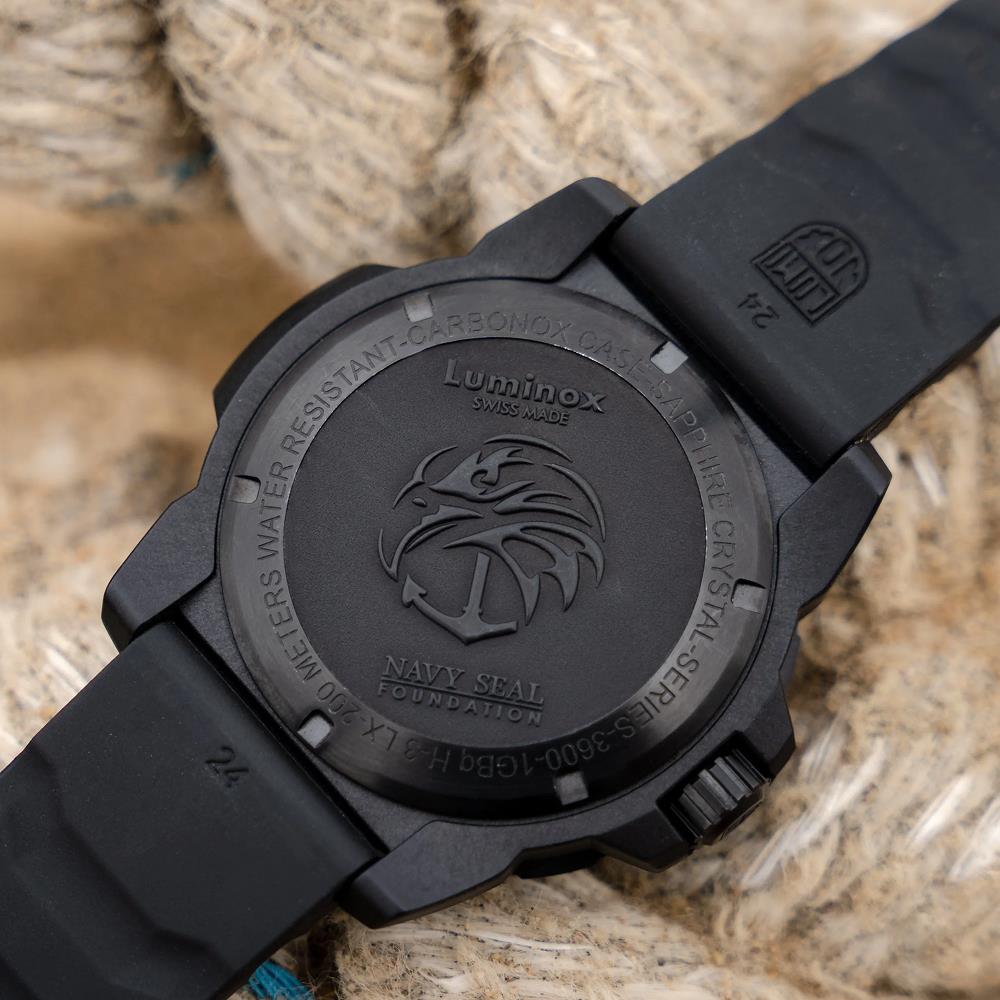 LUMINOX XS.3601.BO.NSF NAVY SEAL FOUNDATION (İsviçre Üretimi Ronda 515 Mekanizmalı) Erkek Kol Saati - Görsel 3