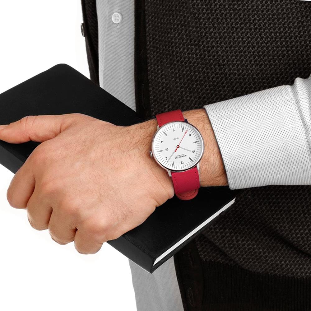 MONDAINE DOPPIO SOLAR MLE.41910.LCV Erkek Kol Saati - Görsel 2