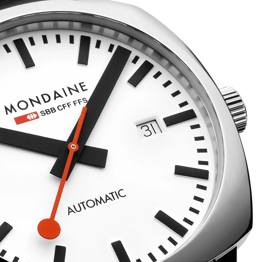 MONDAINE GRAND CUSHION MSL.3961B.LBV Otomatik Erkek Kol Saati - Görsel 4