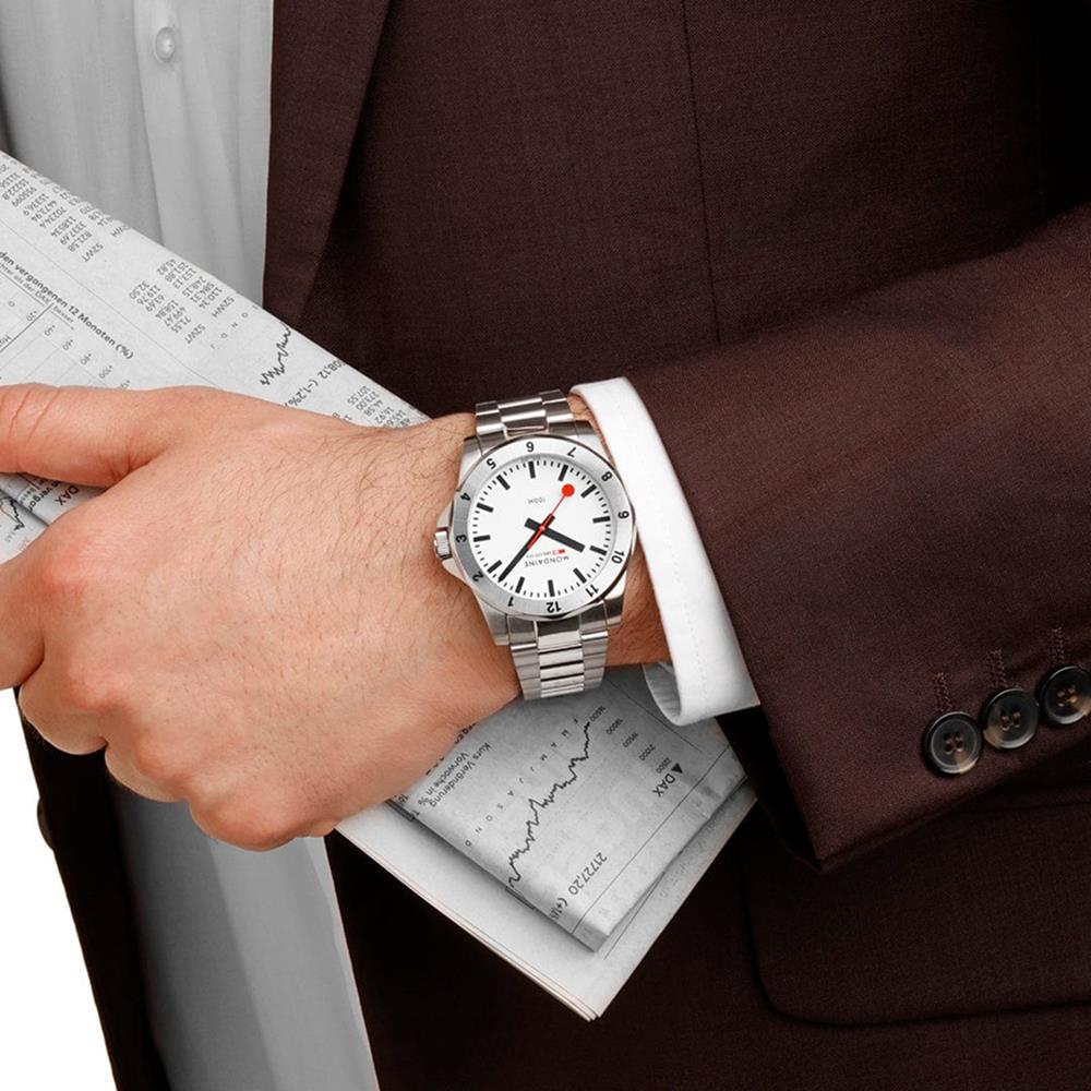 MONDAINE NUMERI MSN.4211B.SK Erkek Kol Saati - Görsel 4