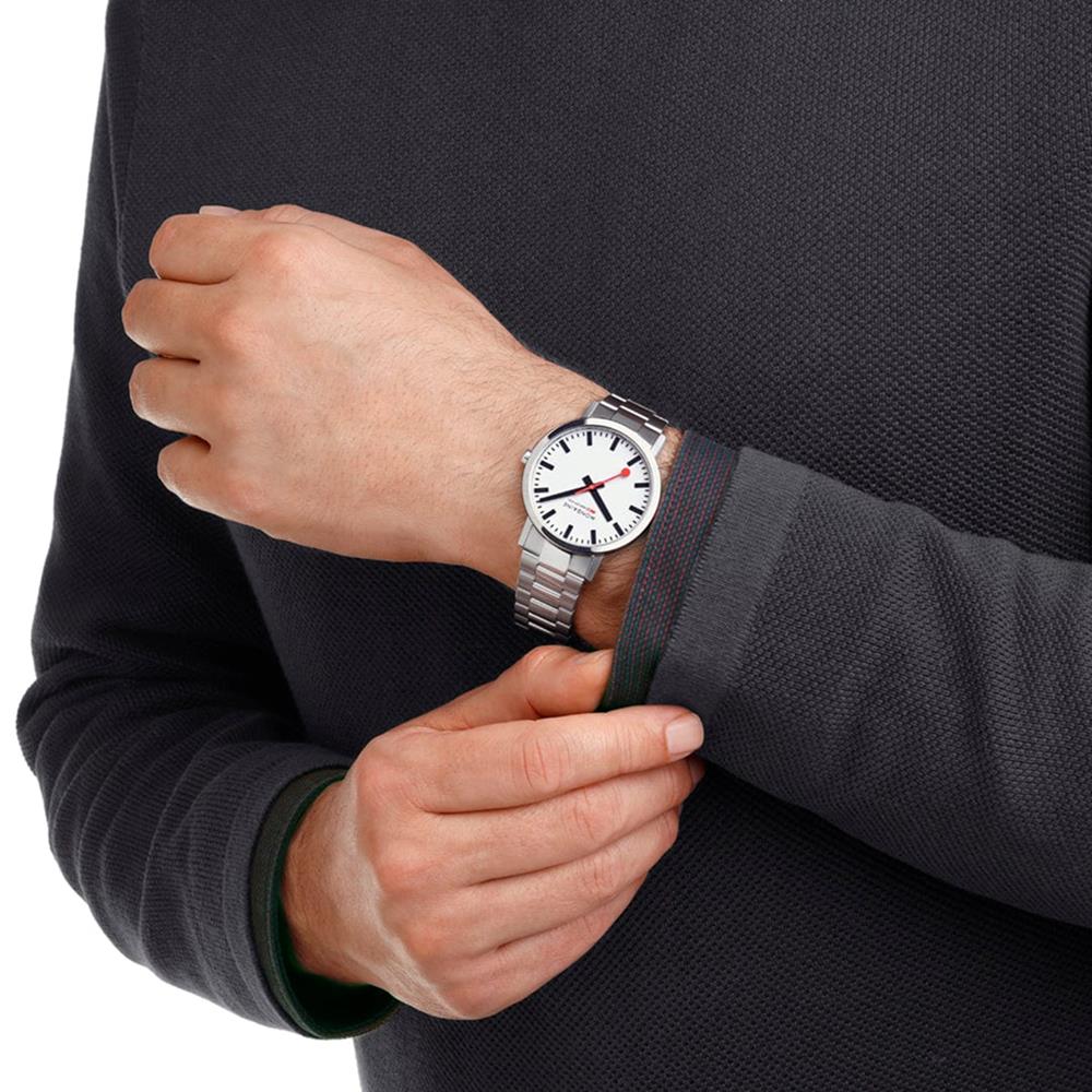 MONDAINE OFFICAL SWISS RAILWAYS SIMPLY ELEGANT A660.30360.11SBJ Erkek Kol Saati - Görsel 2