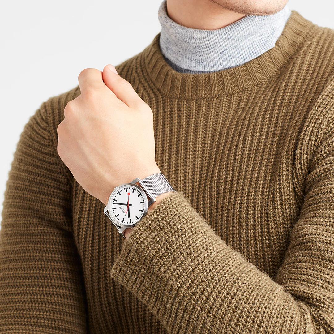 MONDAINE SIMPLY ELEGANT A638.30350.16SBZ Erkek Kol Saati - Görsel 5