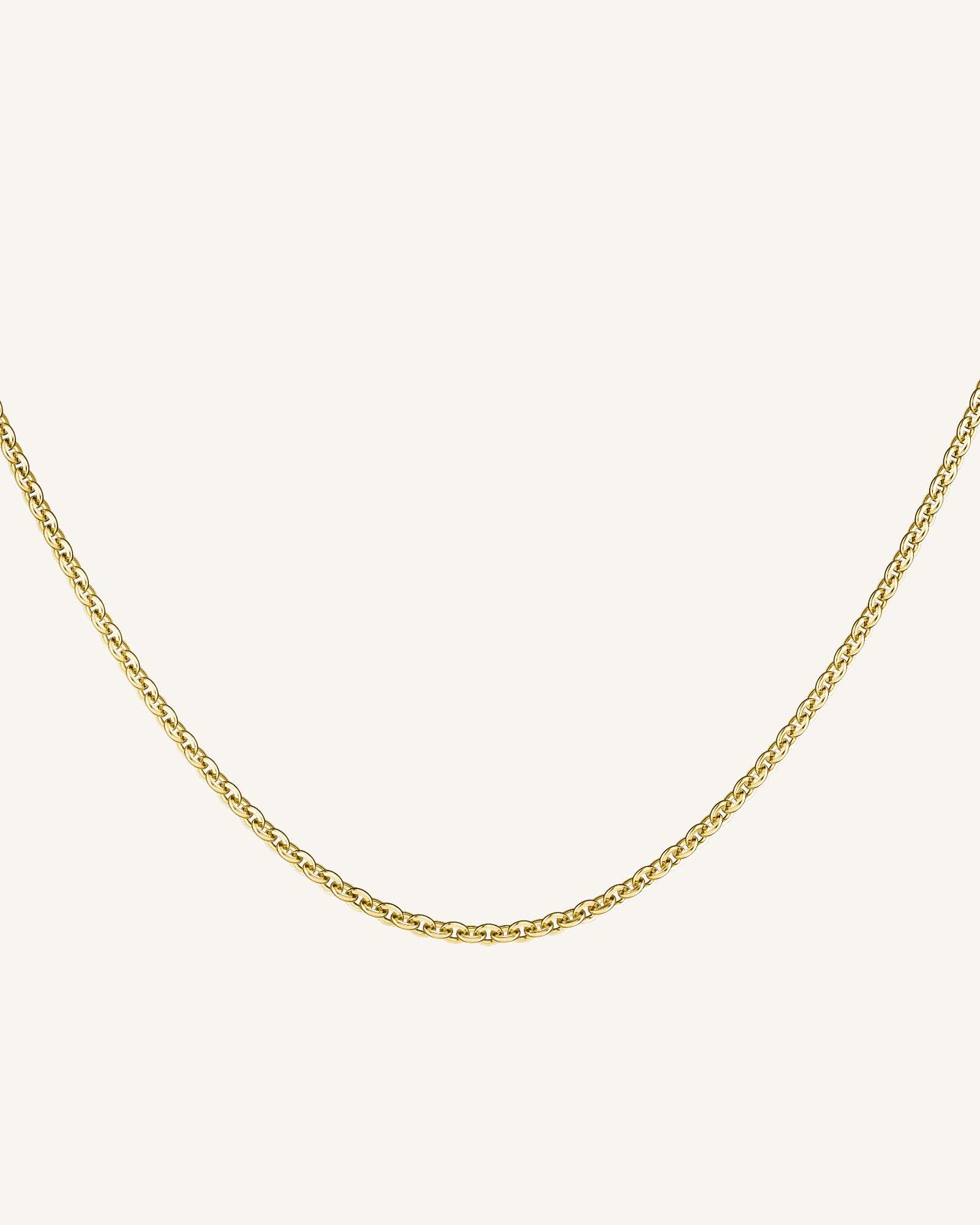 Rosefield JNOLG.J624 İnce Zincirli Çelik Kolye