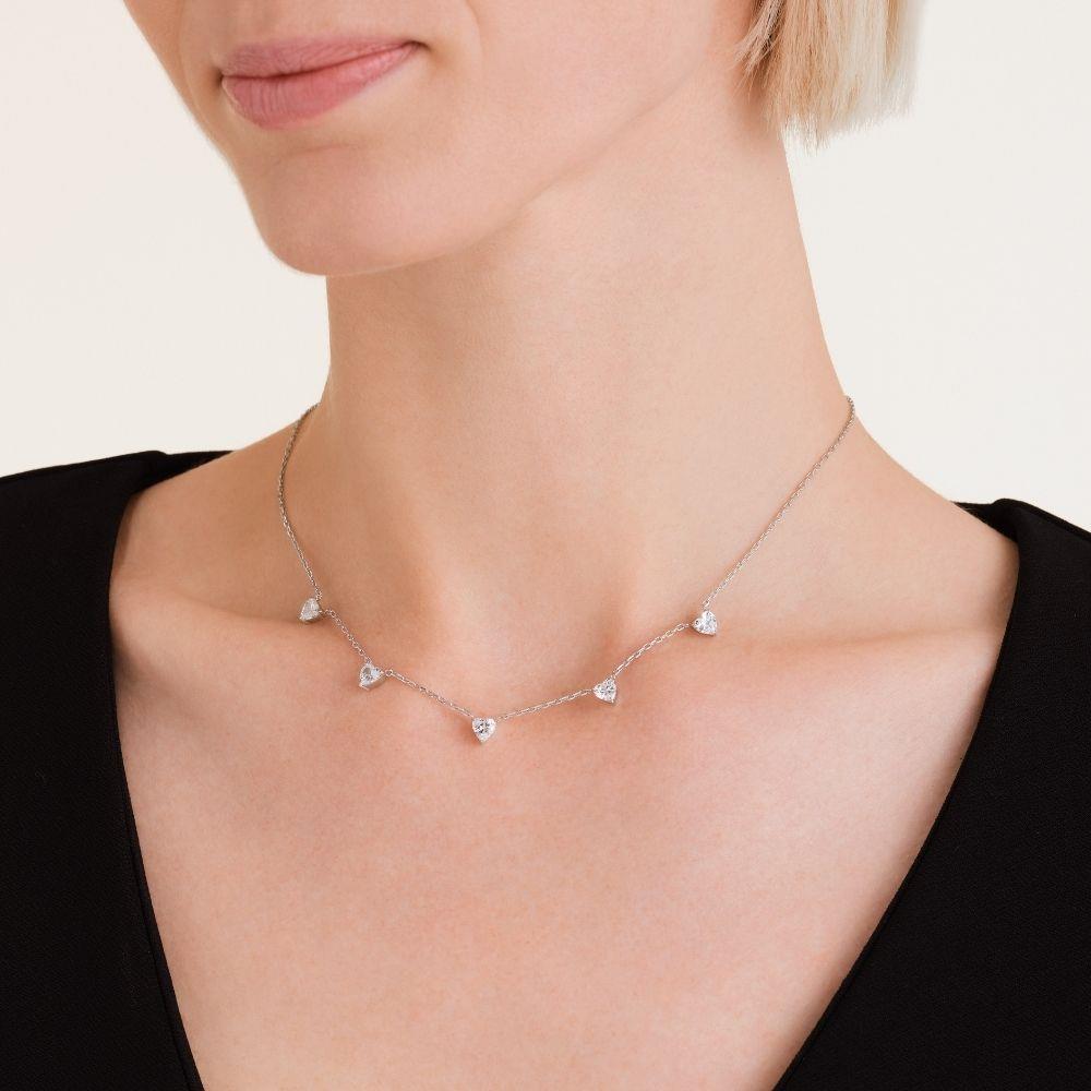 ROSEFIELD JNRHS.J1006 Kalp Çelik Kolye - Görsel 5