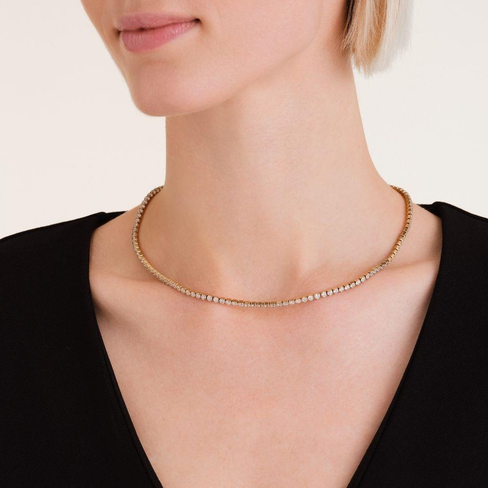 ROSEFIELD JNTWG.J1036 Tenis Çelik Kolye - Görsel 4